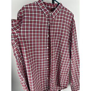 Denim & Supply  by Ralph Lauren  mens red plaid shirt XL  48 chest